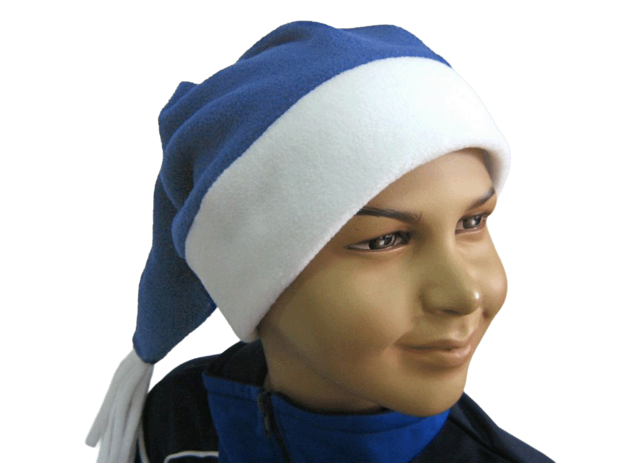 Шапка Полар Дядо Коледа синя