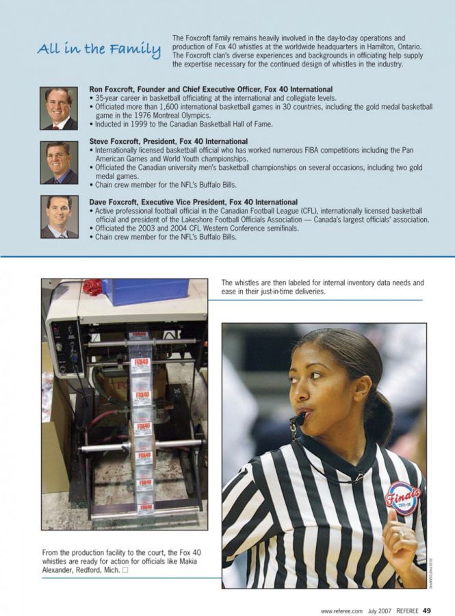 Съдийска свирка FOX