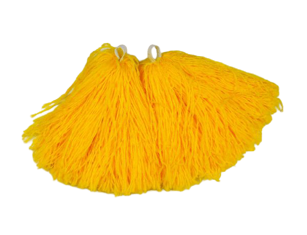 Мажоретни Помпони Патешко Жълто 30 см