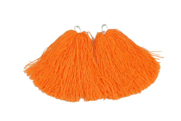 Мажоретни Помпони Оранж 30 см