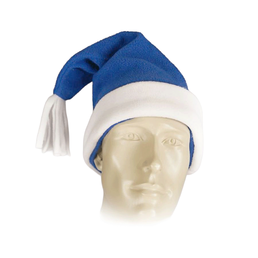 Шапка Полар Дядо Коледа синя