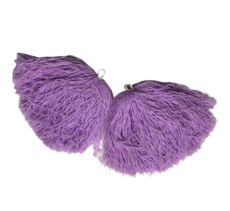 Мажоретни Помпони Светла Лила- 30 см.